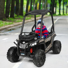 Load image into Gallery viewer, 12V Kids RC Electric Ride On Off-Road UTV Truck with MP3 and Light-Black
