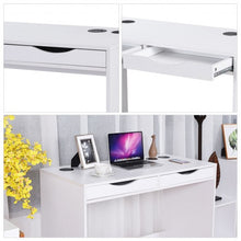 Load image into Gallery viewer, Modern Writing Bluetooth Speakers Drawer USB Computer Desk
