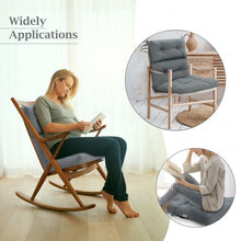 Load image into Gallery viewer, 22" x 44" Tufted Outdoor Patio Chair Seating Pad-Gray
