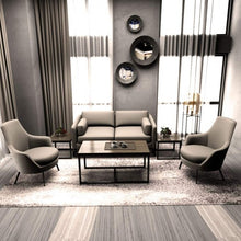 Load image into Gallery viewer, 3 Pieces Wood Coffee End Table Set
