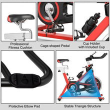 Load image into Gallery viewer, Exercise Cycling Bike with Stationary Belt Drive Indoor for Gym Home
