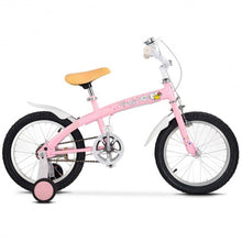 Load image into Gallery viewer, 16&quot; Outdoor Sports Kids Bicycle with Training Wheels Bell-Pink
