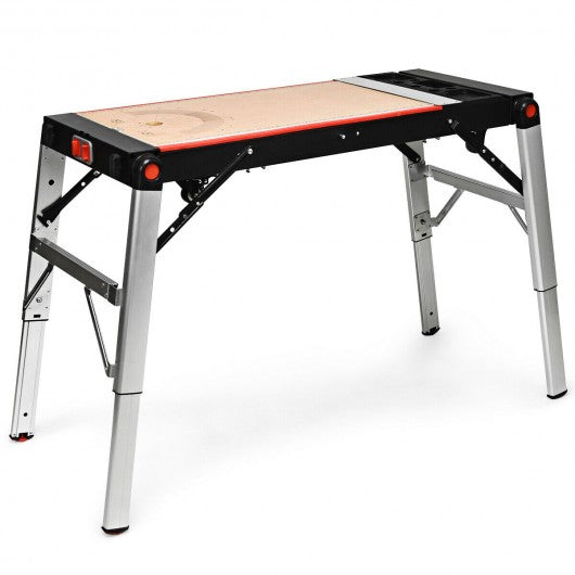 5 in 1 Multipurpose Folding Workbench Portable Scaffold Carrier