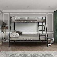 Load image into Gallery viewer, Twin over Full Bunk Sturdy Metal Bed

