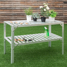 Load image into Gallery viewer, Aluminum Workbench Greenhouse Prepare Work Potting Table
