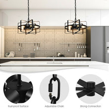 Load image into Gallery viewer, 5-Light Metal Drum Shape Industrial Pendant Light
