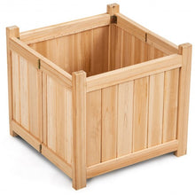 Load image into Gallery viewer, Patio Lawn Folding Garden Square Wood Flower Planter Box
