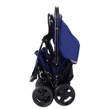 Load image into Gallery viewer, Two Way Foldable Baby Kids Travel Stroller Newborn Infant Pushchair Buggy-Blue
