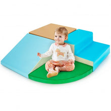 Load image into Gallery viewer, 4-Piece Indoor Toddler Playtime Corner Climber Play Set-Blue
