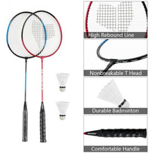 Load image into Gallery viewer, Portable Badminton Set Folding Tennis Badminton Volleyball Net
