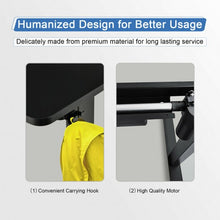 Load image into Gallery viewer, Electric 2-Tier Standing Desk Mobile Sit Stand Desk Height Adjustable-Black
