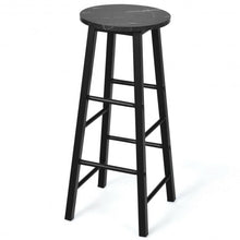 Load image into Gallery viewer, Set of 2 Pub Bistro  Dining Height Bar Stool-Black
