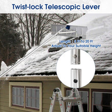 Load image into Gallery viewer, 20FT Aluminum Snow Rake Lightweight Snow Removel Tool
