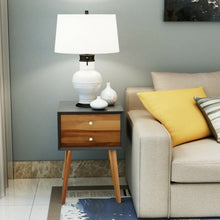 Load image into Gallery viewer, Nightstand Wooden End Table Bedside Table
