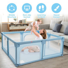 Load image into Gallery viewer, Baby Playpen Extra Large Kids Activity Center Safety Play-Blue

