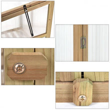 Load image into Gallery viewer, Garden Portable Wooden Raised Plants Greenhouse
