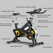 Load image into Gallery viewer, Magnetic Exercise Bike Stationary Belt Drive Indoor Cycling Bike
