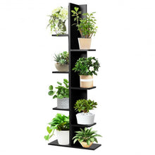 Load image into Gallery viewer, Open Concept Plant Display Shelf Rack Storage Holder-Black
