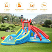 Load image into Gallery viewer, Inflatable Water Slide Crab Dual Slide Bounce House

