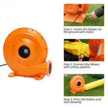 Load image into Gallery viewer, Hippo Inflatable Water Slide Bounce House with Air Blower
