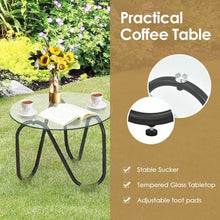 Load image into Gallery viewer, 3Pcs Patio Rattan Conversational Furniture Set
