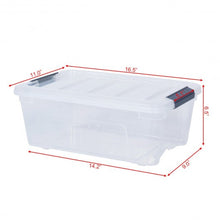 Load image into Gallery viewer, Sturdy Plastic Latch Stack Storage Tubs Box
