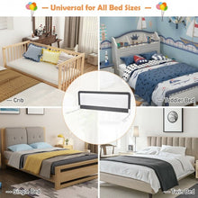 Load image into Gallery viewer, 59&quot; Breathable Baby Children Toddlers Bed Rail-Gray
