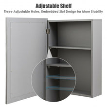 Load image into Gallery viewer, Wall-Mounted Mirrored Medicine Cabinet-Gray
