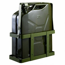 Load image into Gallery viewer, 5 Gallon 20L Gas Can Steel Tank with Holder Emergency Backup
