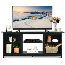 Load image into Gallery viewer, 2-Tier Entertainment Media Console Center-Black
