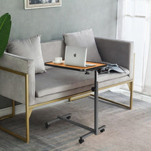Load image into Gallery viewer, Overbed Rolling Food Tray Table
