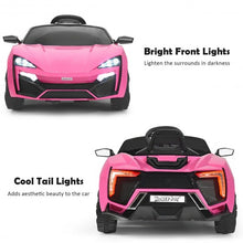Load image into Gallery viewer, 12V 2.4G RC Electric Vehicle with Lights-Pink
