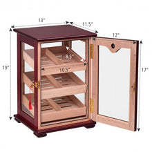 Load image into Gallery viewer, 150 Cigars Display Humidor Storage Cabinet with Hygrometer
