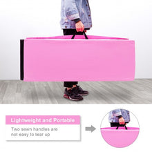 Load image into Gallery viewer, 4&#39; x 6&#39; x 2&quot; PU Thick Folding Panel Exercise Gymnastics Mat-Pink
