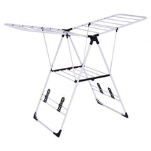 Load image into Gallery viewer, White Portable Laundry Clothes Storage Drying Rack
