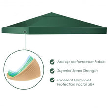 Load image into Gallery viewer, 10&#39; x 10&#39;  2-Tier 3 Colors Patio Canopy Top Replacement Cover-Green
