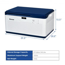 Load image into Gallery viewer, 37-Gallon Stackable Locking Storage Container
