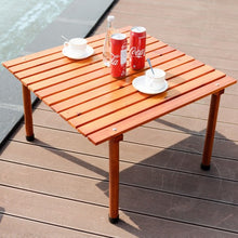 Load image into Gallery viewer, Folding Camping Outdoor Indoor Picnic Wood Roll up Table
