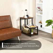 Load image into Gallery viewer, 3-Tier Sofa Side Table Night Stand
