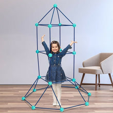 Load image into Gallery viewer, 81 Pieces Kids Crazy Construction Fort Building Kit
