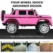 Load image into Gallery viewer, 12V Licensed Mercedes-Benz Kids Ride On Car-Pink
