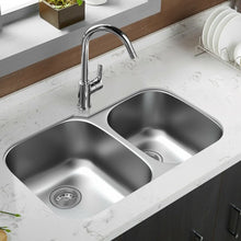 Load image into Gallery viewer, 32&quot; Stainless Steel Double Bowl Kitchen Sink
