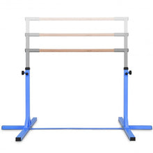 Load image into Gallery viewer, Adjustable Gymnastics Horizontal Bar for Kids-Blue
