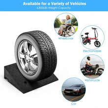 Load image into Gallery viewer, 2 PCS 6&quot; Rubber Car Curb Ramps
