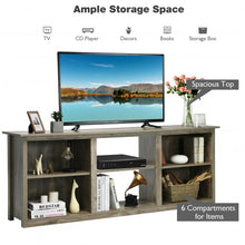 Load image into Gallery viewer, 2-Tier Entertainment Media Console TV Stand-Gray
