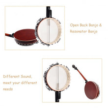 Load image into Gallery viewer, Sonart 5 String Geared Tunable Banjo with case
