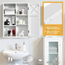 Load image into Gallery viewer, 2-Tier Multipurpose Wall-Mounted Cabinet Bathroom Storage

