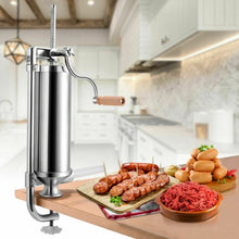 Load image into Gallery viewer, 3 L Stainless Steel Vertical Sausage Stuffer Maker
