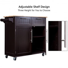 Load image into Gallery viewer, Heavy Duty Utility Modern Rolling Kitchen Cabinet Cart

