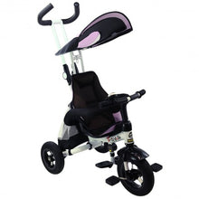 Load image into Gallery viewer, 4-in-1 Detachable Learning Baby Tricycle Stroller w/ Canopy Bag-Pink
